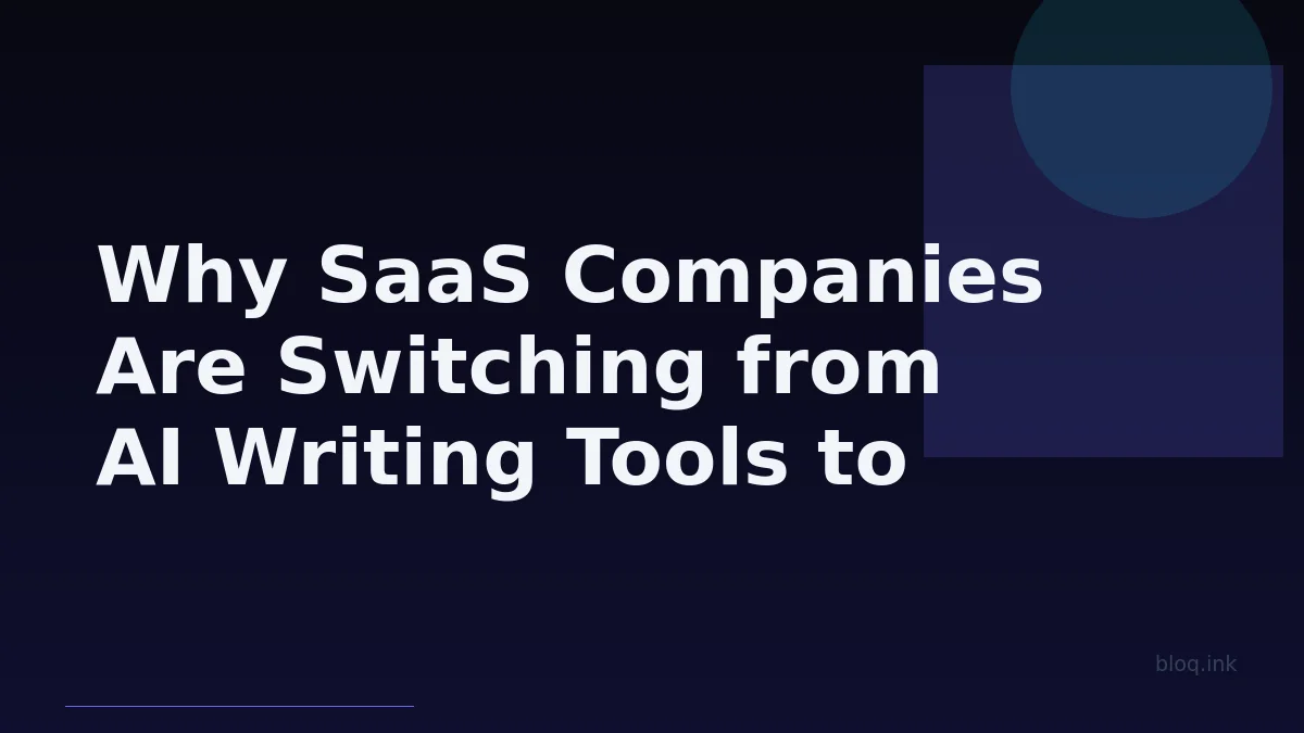 Why SaaS Companies Are Switching from AI Writing Tools to Autonomous Content Pipelines (2026 Guide)